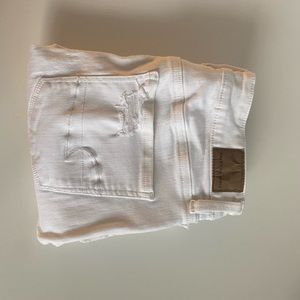 american eagle jeans white size 6